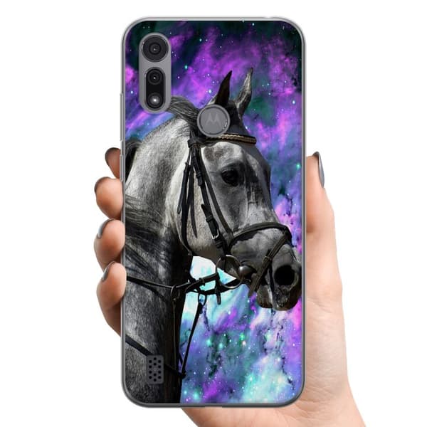 Motorola Moto E6i TPU Mobildeksel Hest