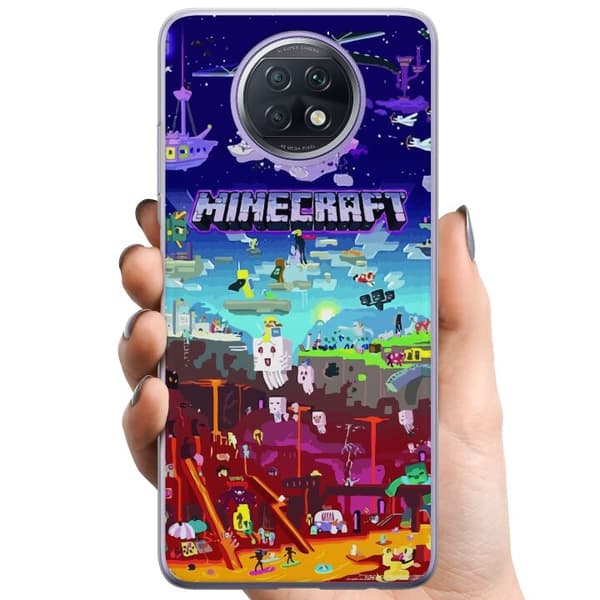 Xiaomi Redmi Note 9T TPU Mobilskal MineCraft