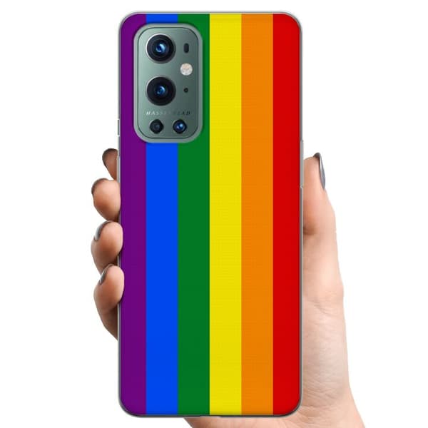 OnePlus 9 Pro TPU Mobilcover Pride Flagga