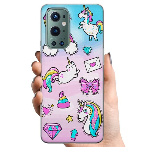 OnePlus 9 Pro TPU Mobildeksel Unikorn