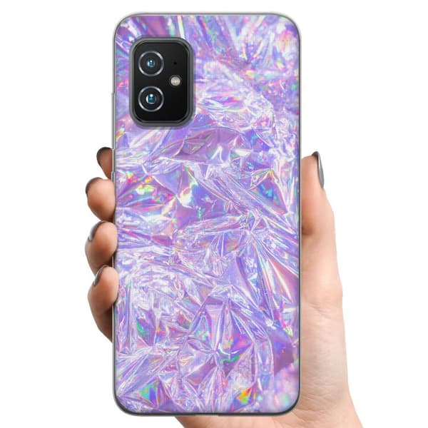 Asus Zenfone 8 TPU Matkapuhelimen kuori Hologeeniset timantit