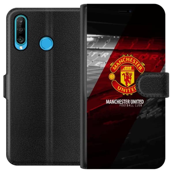 Huawei P30 lite Lommeboketui Manchester United FC