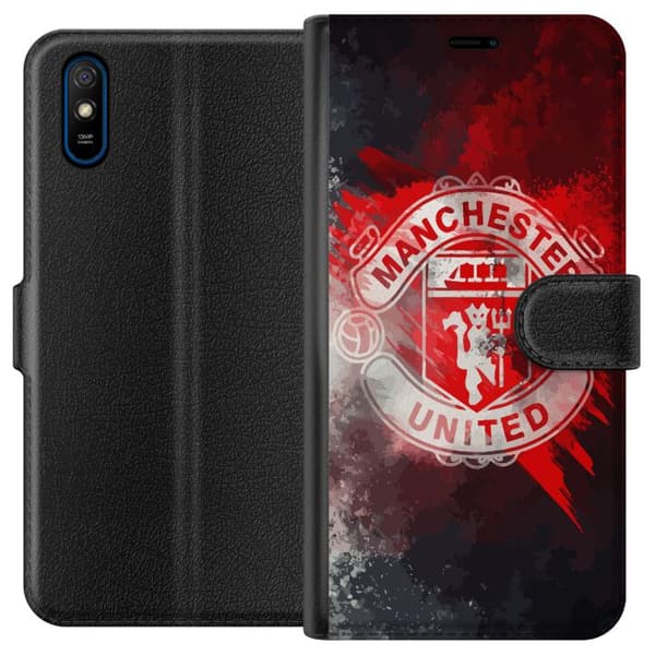 Xiaomi Redmi 9A Lompakkokotelo Manchester United FC