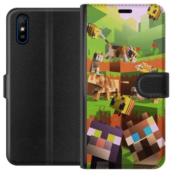 Xiaomi Redmi 9A Plånboksfodral MineCraft