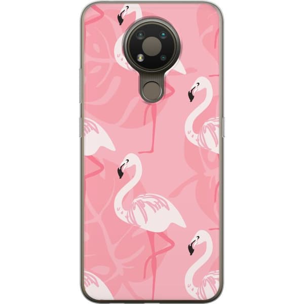 Nokia 3.4 Kuori / Matkapuhelimen kuori - Flamingo