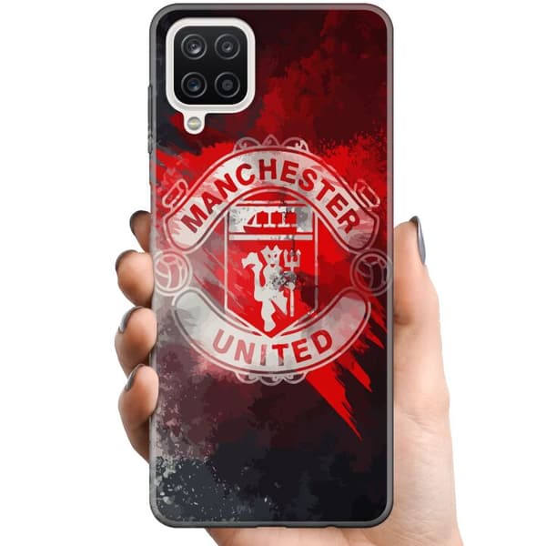 Samsung Galaxy A12 TPU Matkapuhelimen kuori Manchester United FC