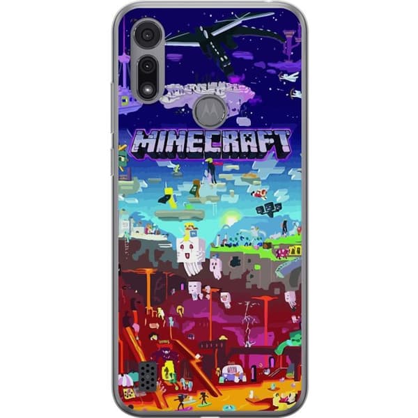 Motorola Moto E6i Cover / Mobilcover - MineCraft