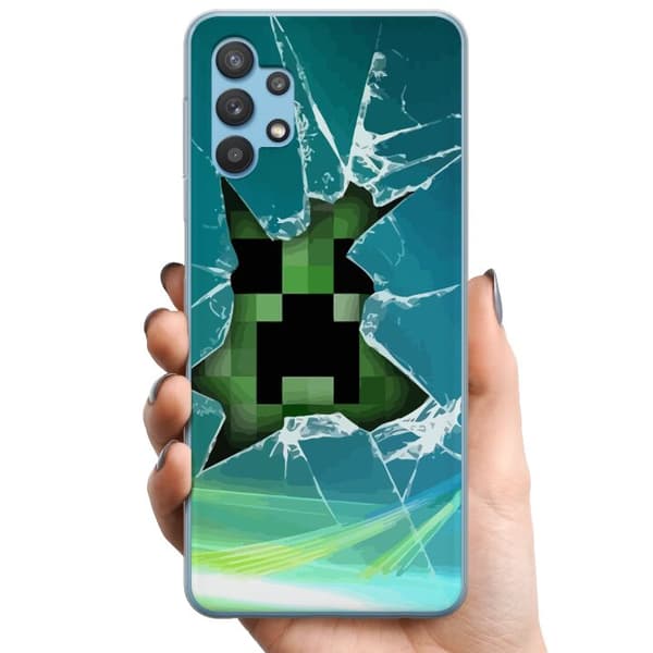 Samsung Galaxy A32 5G TPU Mobildeksel MineCraft