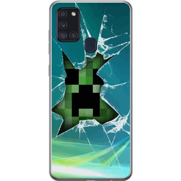 Samsung Galaxy A21s Deksel / Mobildeksel - MineCraft