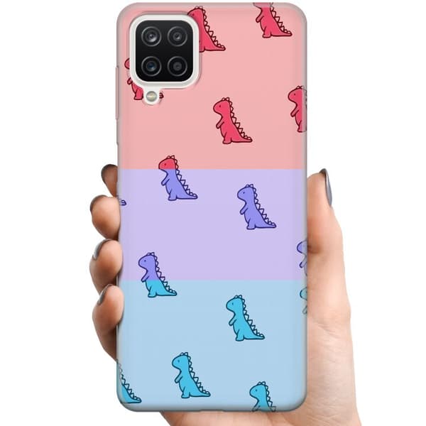 Samsung Galaxy A12 TPU Mobildeksel Dino