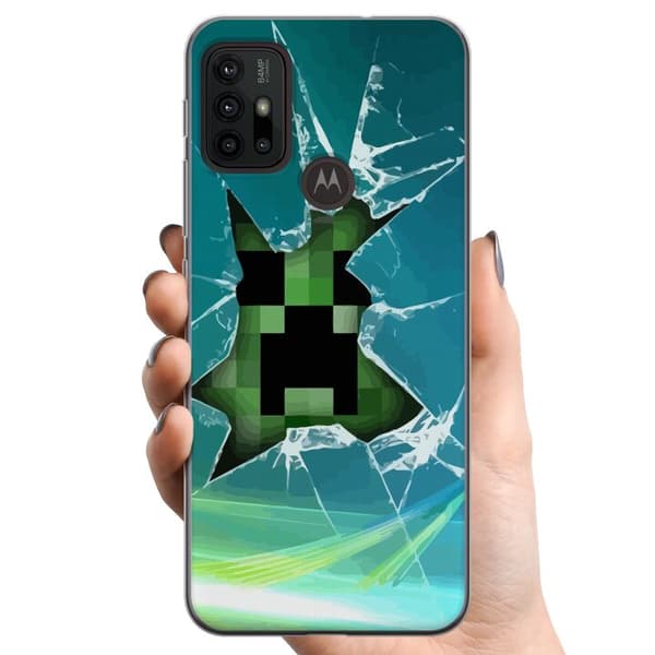 Motorola Moto G30 TPU Matkapuhelimen kuori MineCraft