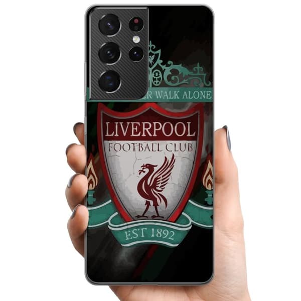 Samsung Galaxy S21 Ultra 5G TPU Matkapuhelimen kuori Liverpool L.F.C.