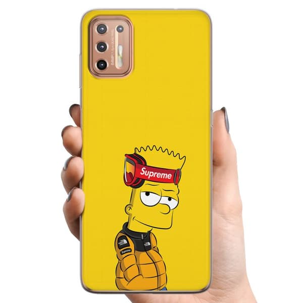 Motorola Moto G9 Plus TPU Mobilcover Bart