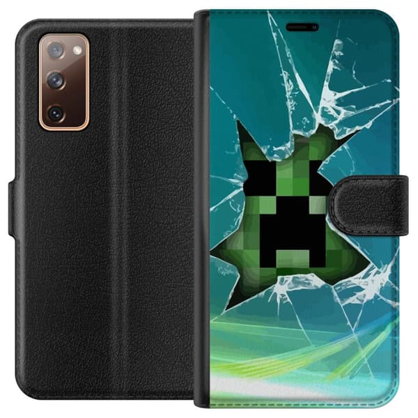 Samsung Galaxy S20 FE Lompakkokotelo MineCraft