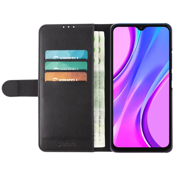 Krusell Xiaomi Redmi 9 Fodral PhoneWallet Svart