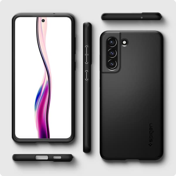 Spigen Samsung Galaxy S21 FE Cover Thin Fit Sort