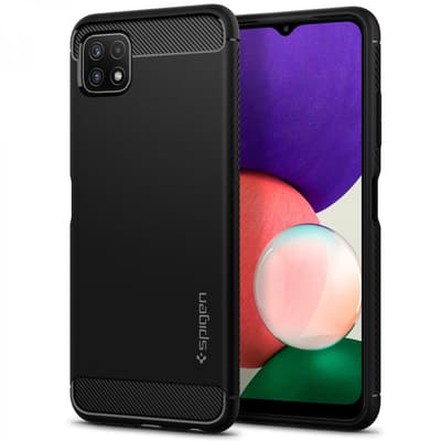 Samsung Galaxy A22 5G Kuori Rugged Armor Matte Black