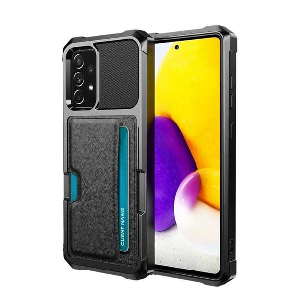 Samsung A52/A52s 4G/5G stødsikkert cover med kortrum Solid V2