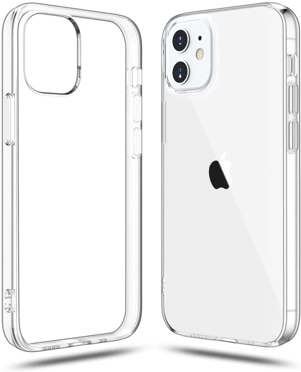 Gennemsigtig Gummi iPhone 12 Mini Cover Transparent TPU