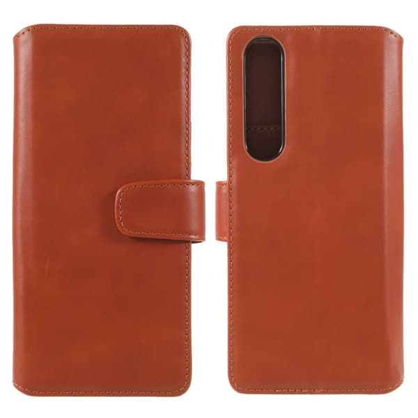 Nordic Covers Sony Xperia 1 III Kotelo Essential Leather Maple Brown