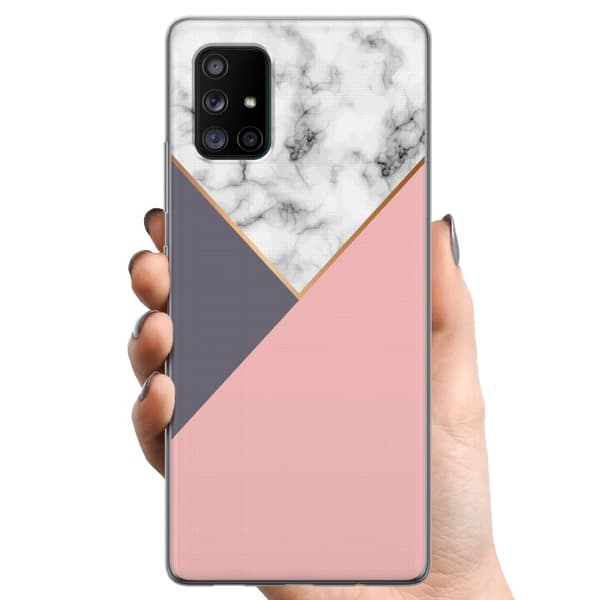 Samsung Galaxy A71 5G TPU Mobilskal Marble Cut