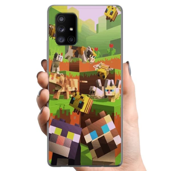 Samsung Galaxy A71 5G TPU Mobilskal MineCraft