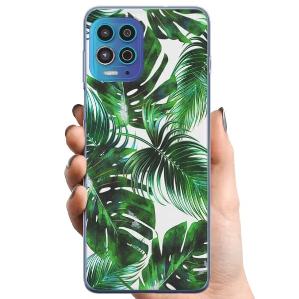 Motorola Moto G100 TPU Matkapuhelimen kuori Lehti