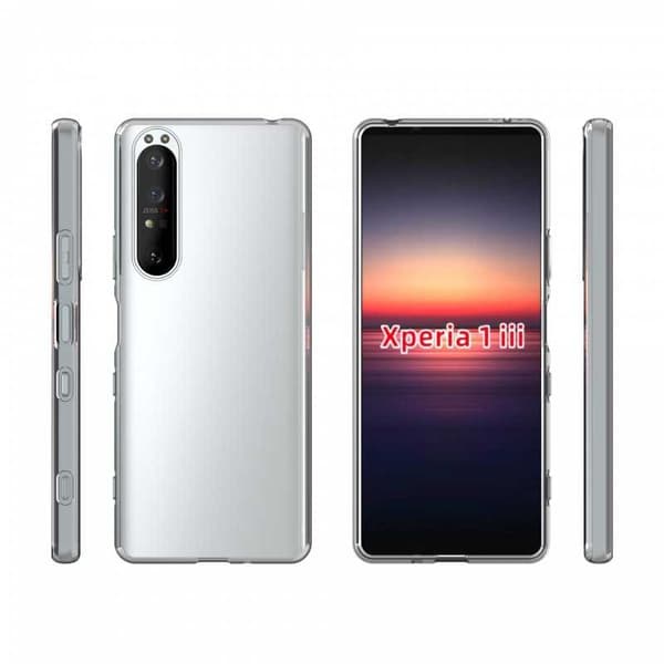Xperia 1 III stødabsorberende blødt etui Enkelt
