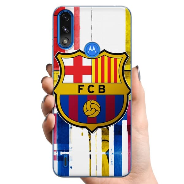 Motorola Moto E7 Power TPU Mobilskal FC Barcelona