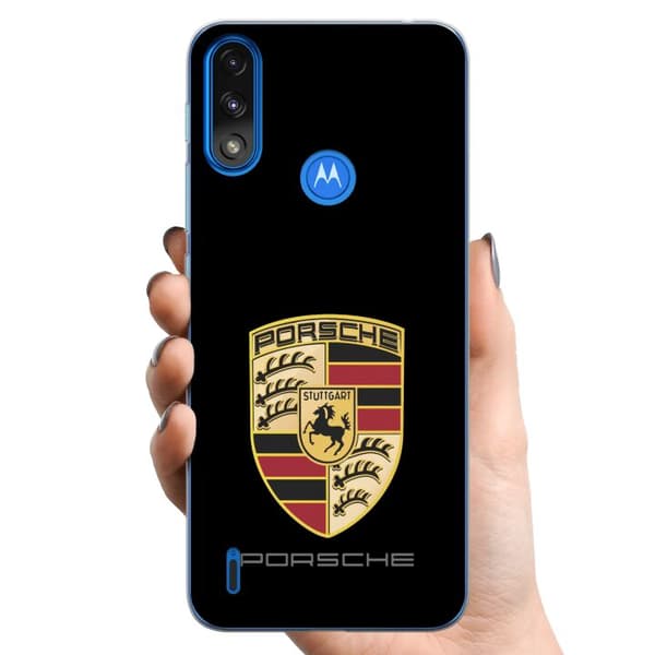 Motorola Moto E7 Power TPU Matkapuhelimen kuori Porsche