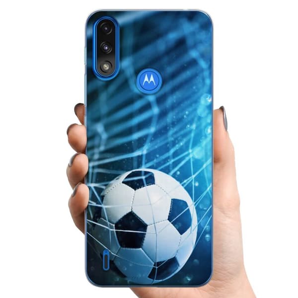 Motorola Moto E7 Power TPU Mobildeksel Fotball