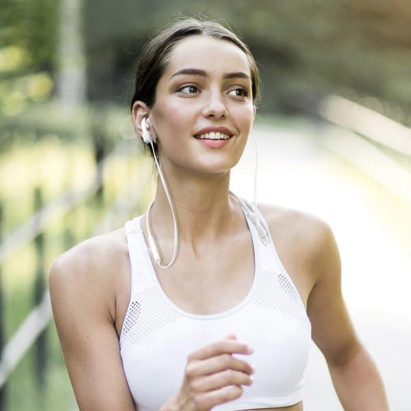 Baseus Sport Silikonsnöre till Apple Airpods 1-2 - Vit