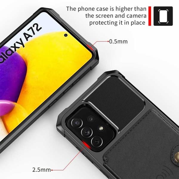Samsung A72 4G Shockproof Premium Cover 4-FACK Solid V3