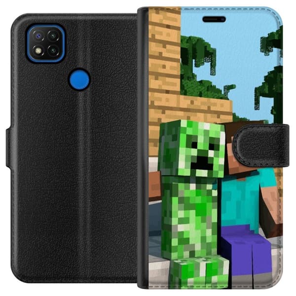 Xiaomi Redmi 9C Tegnebogsetui MineCraft