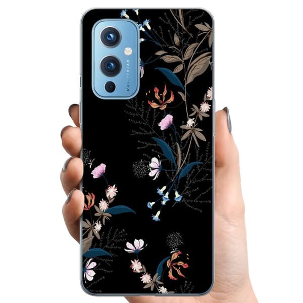 OnePlus 9 TPU Mobilskal Blommor