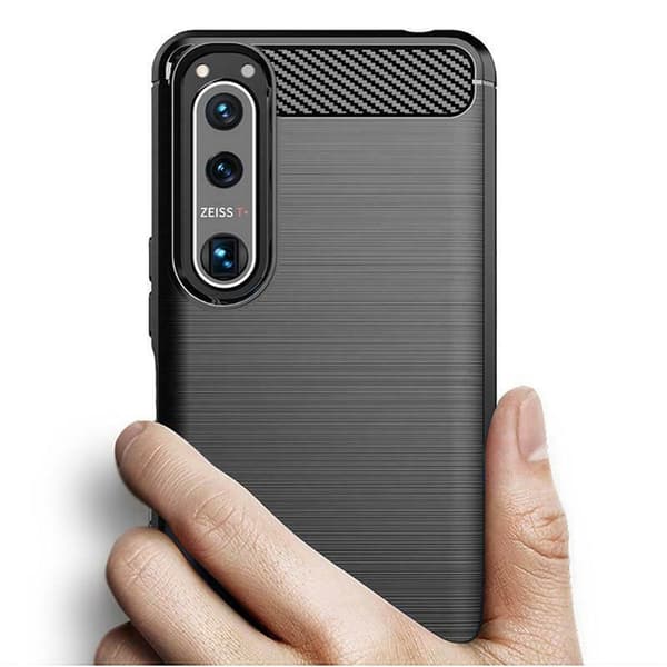 Børstet silikone cover Sony Xperia 5 III