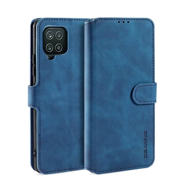 DG-Ming mobil lommebok 3-kort Samsung Galaxy A22 4G : Farge - Blå