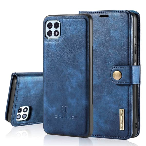Wallet DG-Ming 2i1 Samsung Galaxy A22 5G : farve - blå