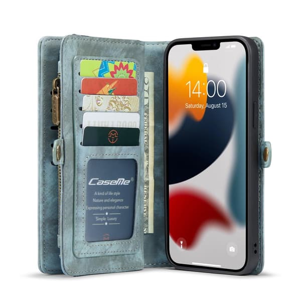 CaseMe Lompakkokotelo 11-kortti Apple iPhone Pro Max (6.7") : väri - sininen