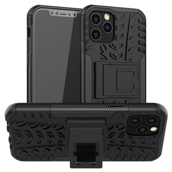 Stødtæt cover med stativ Apple iPhone 13 Pro Max : farve - sort