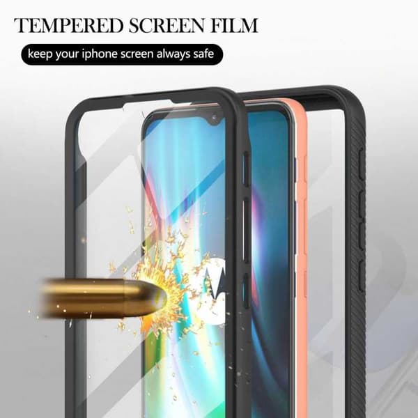 Moto E7 Plus / G9 Play Comprehensive Premium 3D Cover ThreeSixty