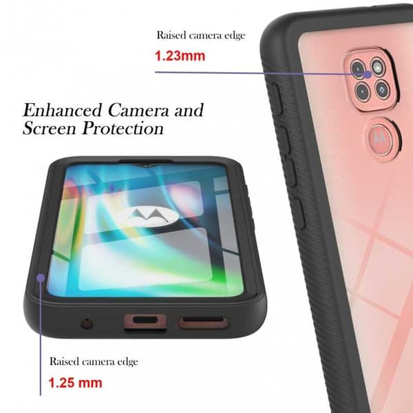 Moto E7 Plus / G9 Play Comprehensive Premium 3D Cover ThreeSixty