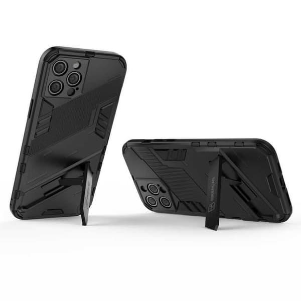 iPhone 12 Pro Max stødsikkert etui med Kickstand ThinArmor V2