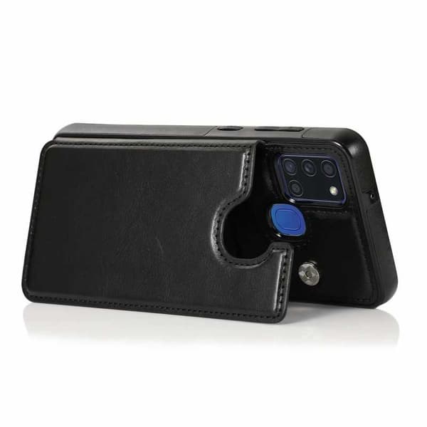 Samsung A21S Shockproof Case Kortholder 3-POCKET Flippr