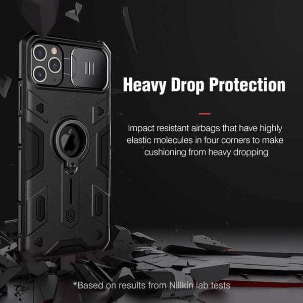 iPhone 11 Pro stødsikkert cover med ringholder Nillkin