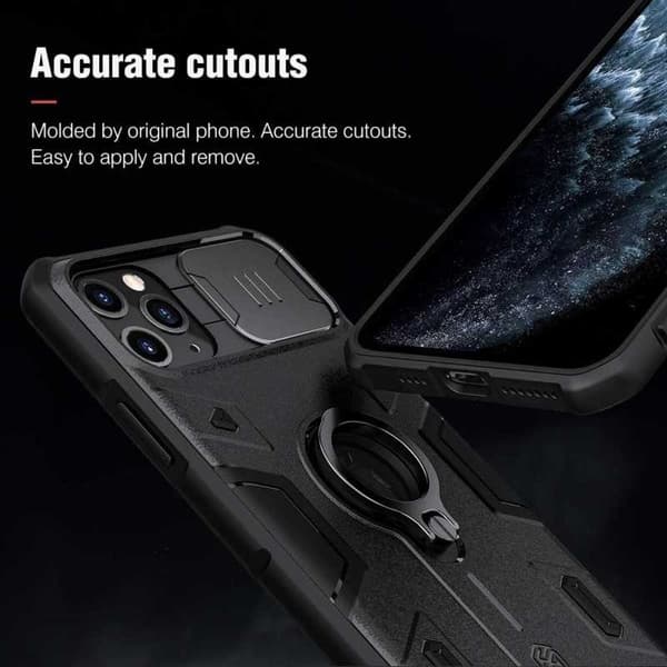 iPhone 11 Pro stødsikkert cover med ringholder Nillkin