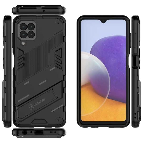Samsung A22 5G Stöttåligt Skal med Kickstand ThinArmor V2