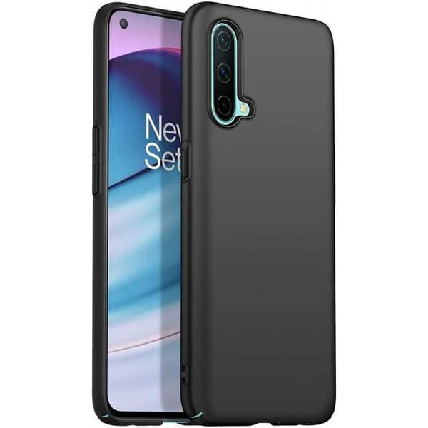 OnePlus Nord CE 5G Tyndt gummibelagt matsort cover Basic V2