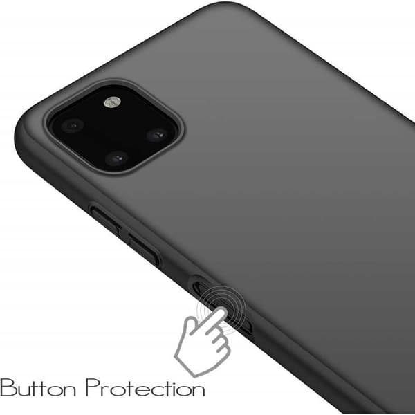 Samsung A22 5G Tunn Ultratunt Mattsvart Skal Basic V2