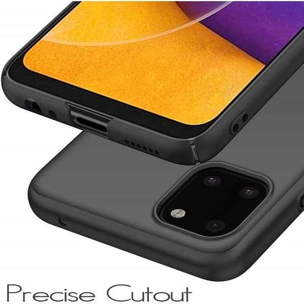 Samsung A22 5G Tunn Ultratunt Mattsvart Skal Basic V2